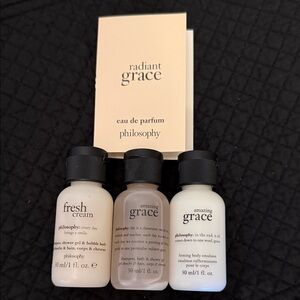 Philosophy Fragrance Trio - Fresh Cream, Amazing Grace, Radiant Grace